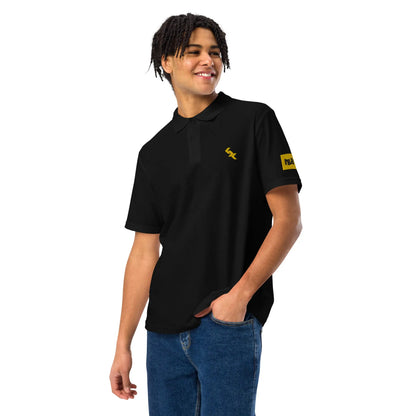 Unisex pique polo shirt "YELLOW LABEL" by NLB VINTAGE NLB VINTAGE