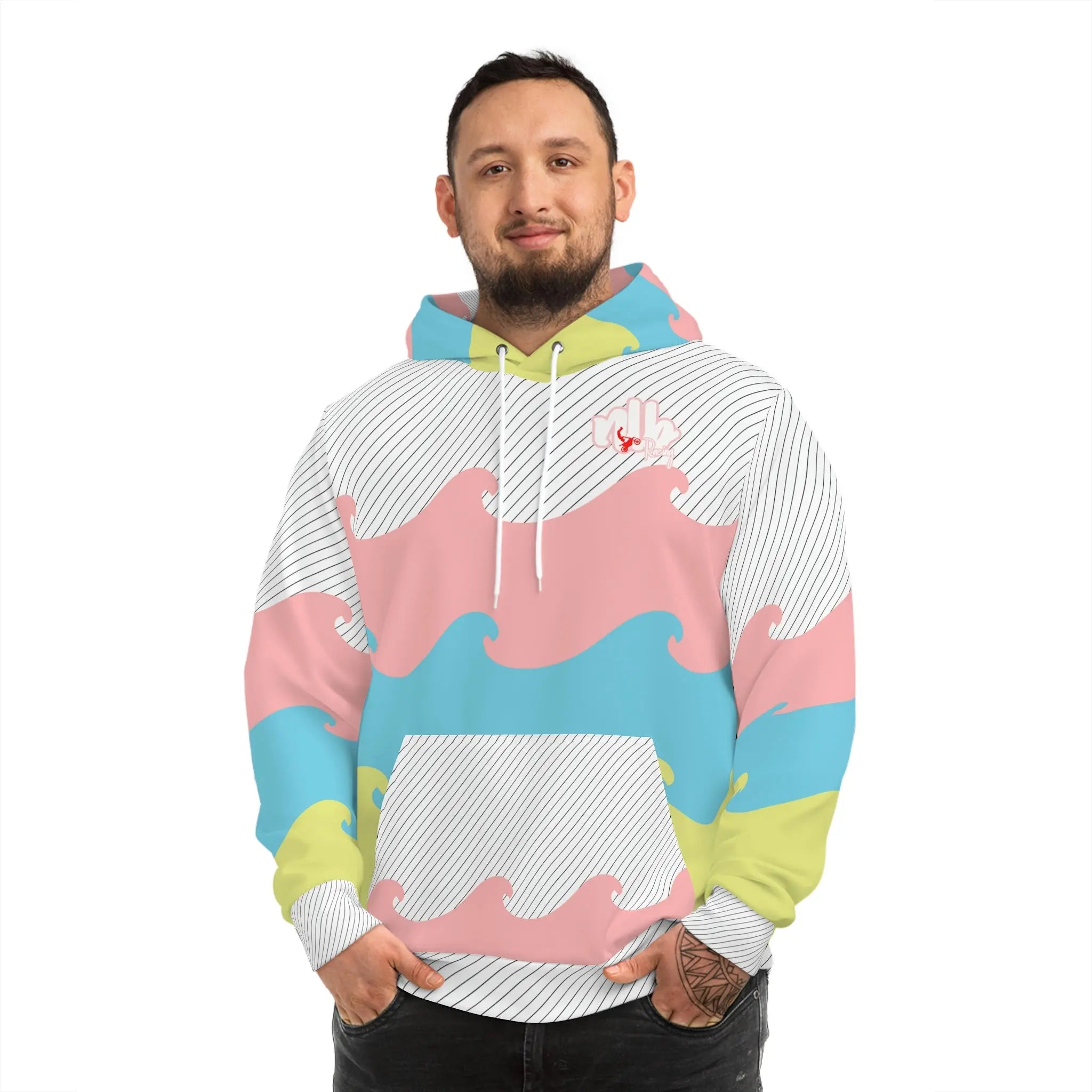 NLB Vintage " MOTO" Fashion Hoodie Printify
