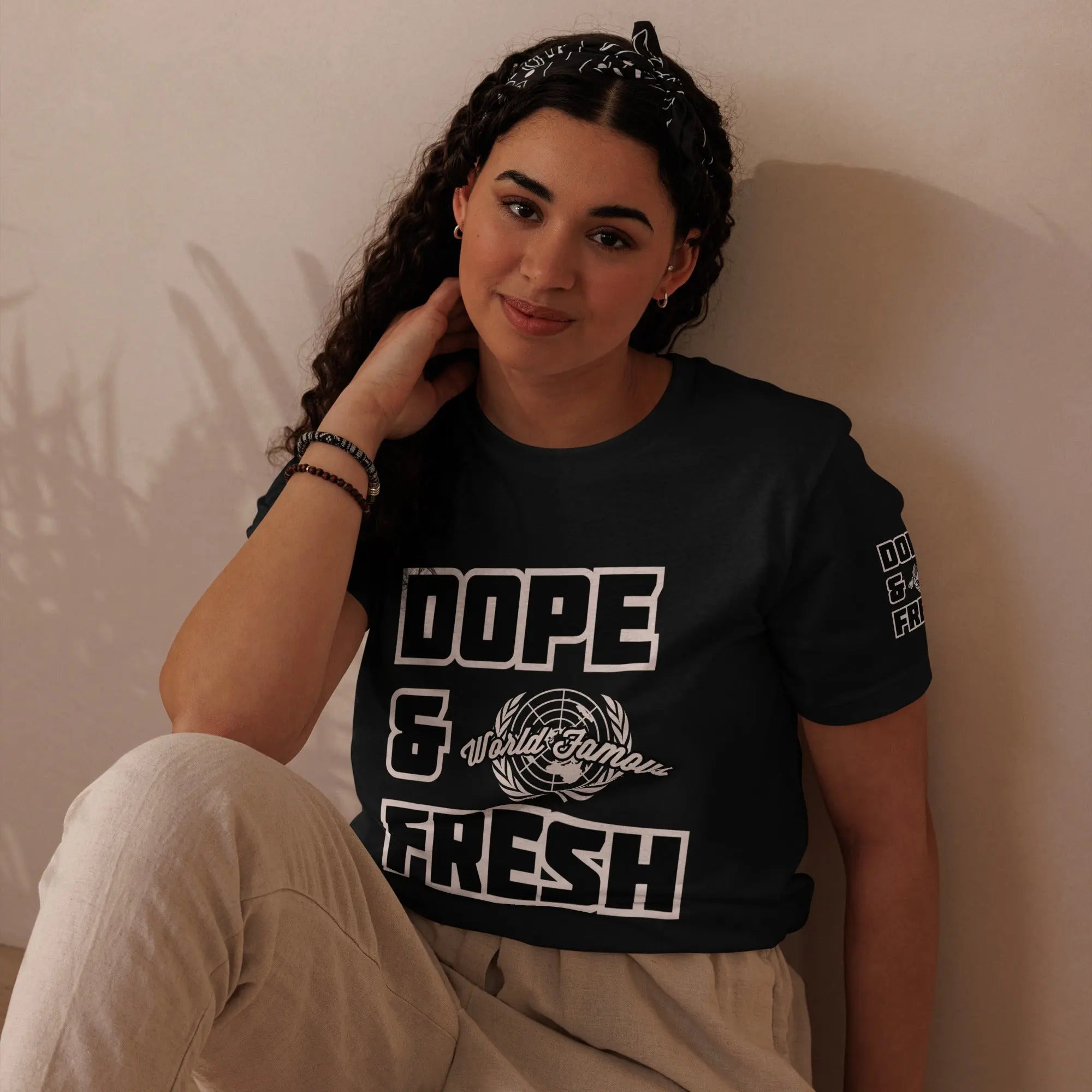 DOPE & FRESH WF Unisex staple eco t-shirt by NLB VINTAGE NLB VINTAGE