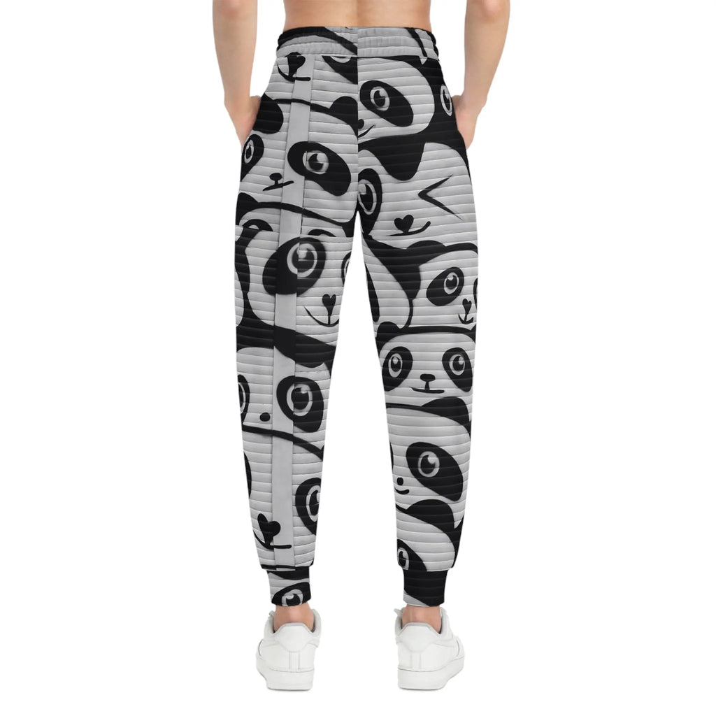 NLB Vintage - Panda Athletic Joggers Printify