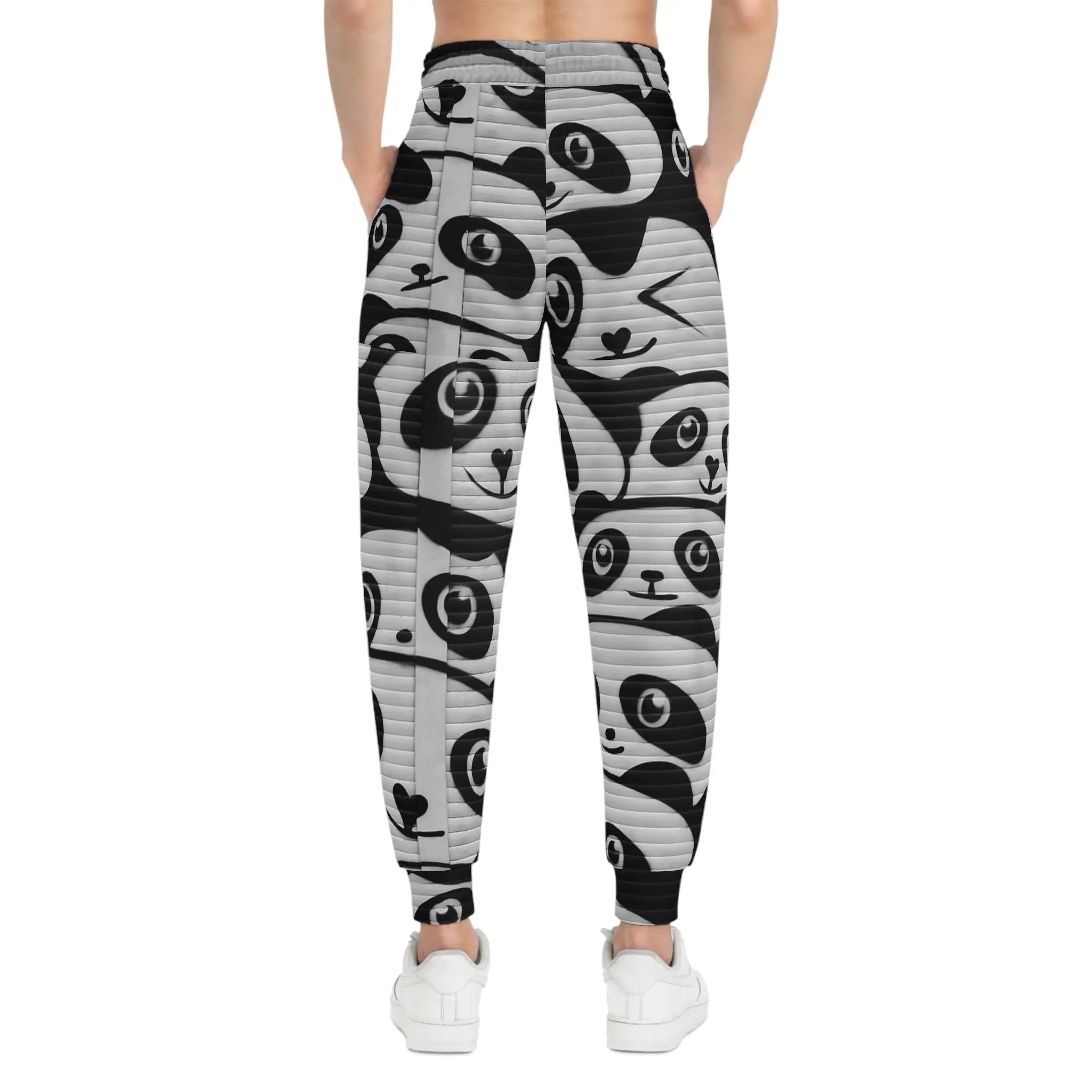 NLB Vintage - Panda Athletic Joggers Printify
