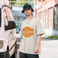 "NEVER LEFT BEHIND" Oversized faded t-shirt by NLB VINTAGE NLB VINTAGE