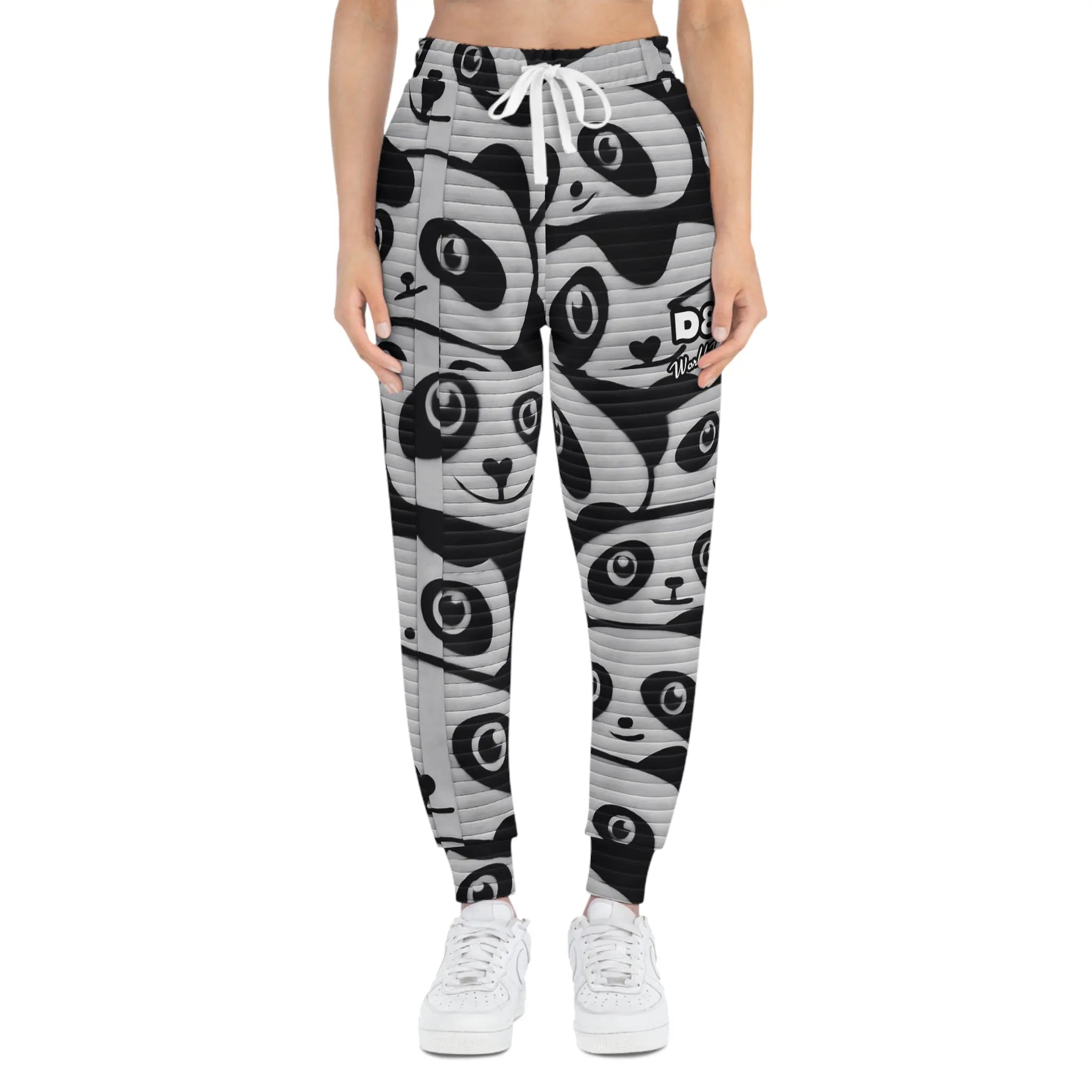 NLB Vintage - Panda Athletic Joggers Printify