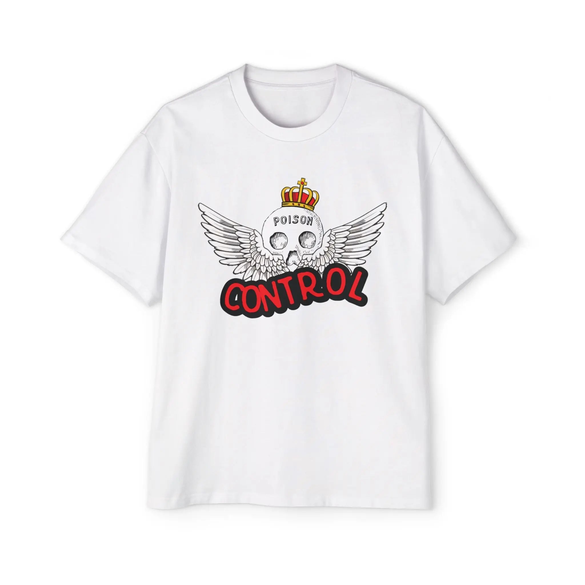 Men's "POISON CONTROL" Heavy Oversized Tee by NLB VINTAGE