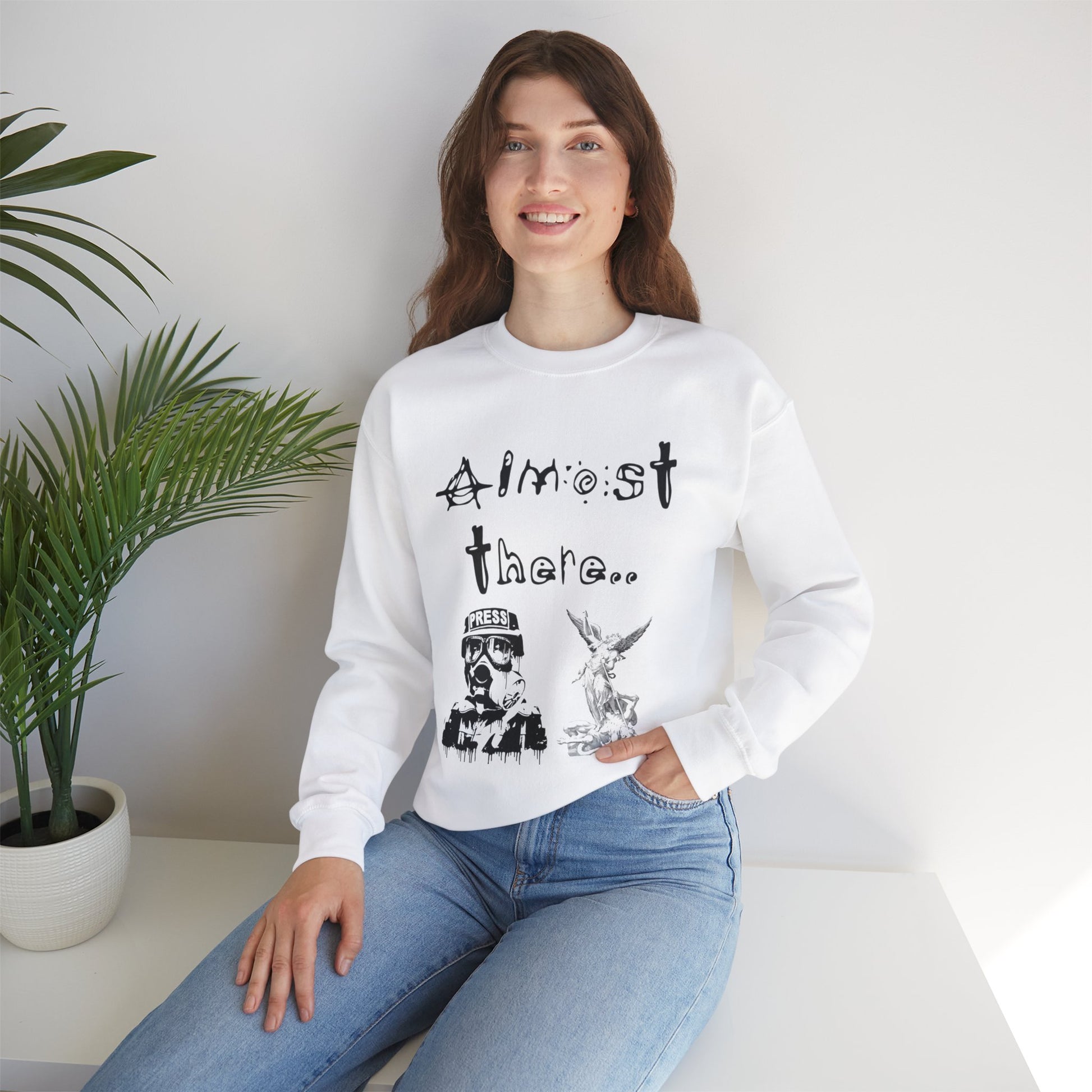 Unisex Heavy Blend™ Crewneck Sweatshirt "Blood on my hands" by NLB VINTAGE Printify