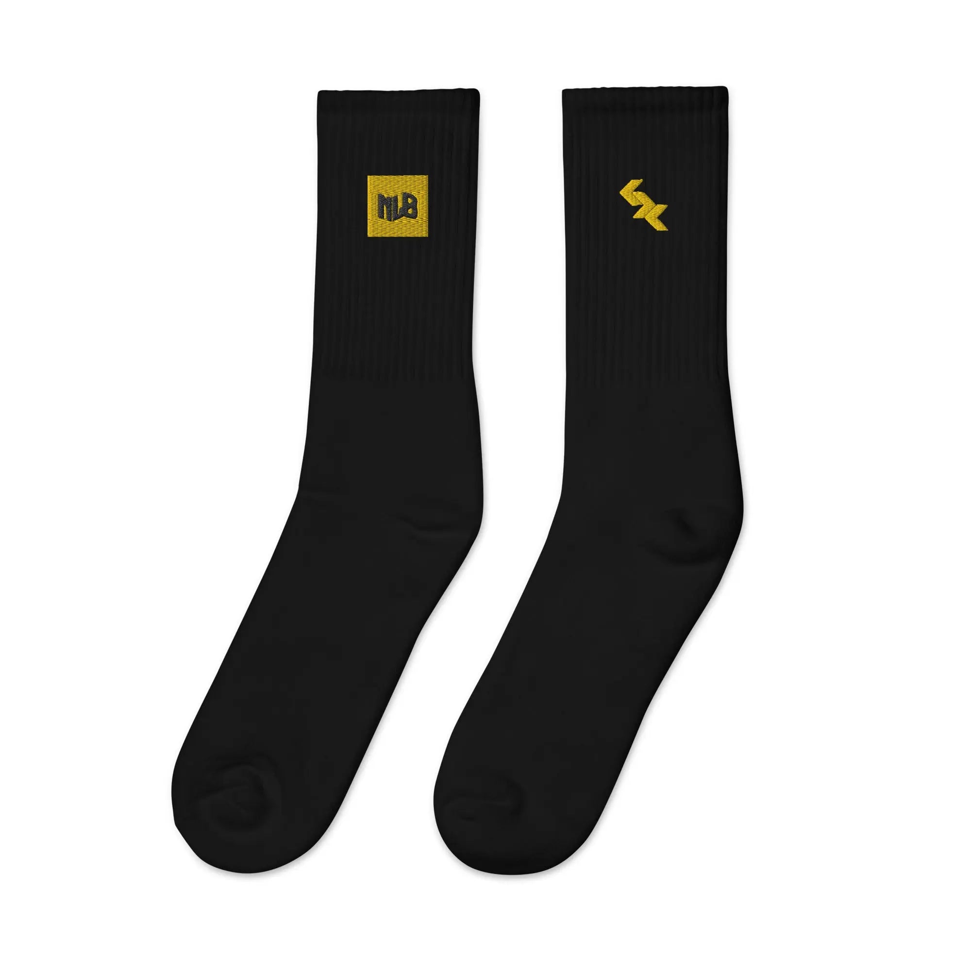 Embroidered socks "YELLOW LABEL" by NLB VINTAGE