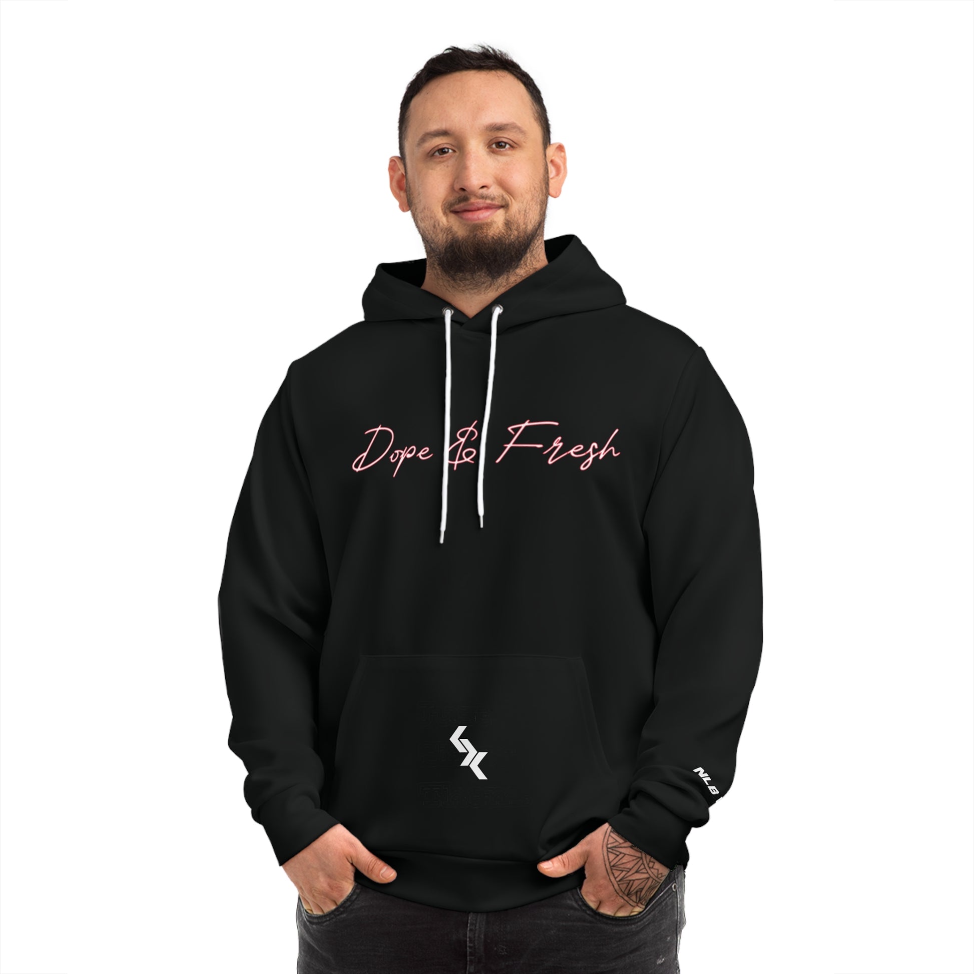 Fashion Hoodie (AOP) "D&FWF" by NLB VINTAGE Printify