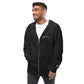 "NEVER LEFT BEHIND" Unisex fleece zip up hoodie by NLB VINTAGE NLB VINTAGE