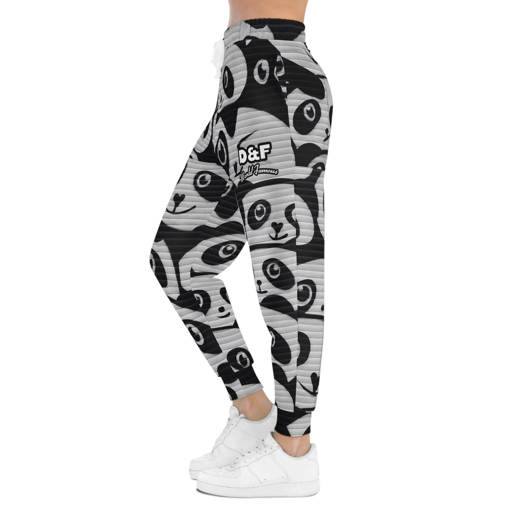 NLB Vintage - Panda Athletic Joggers Printify