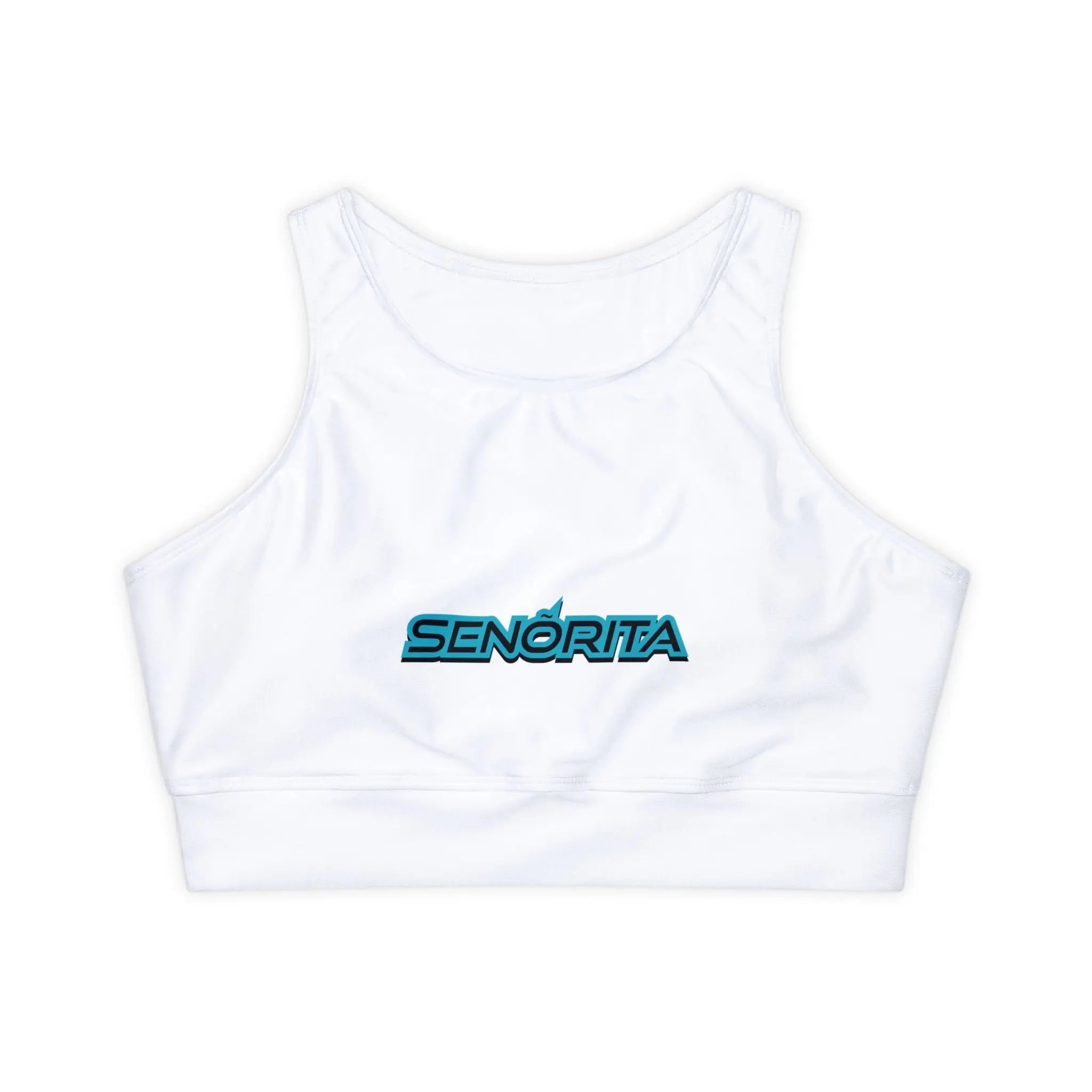 Fully Lined, Padded Sports Bra (AOP) "Senõrita" by NLB VINTAGE Printify