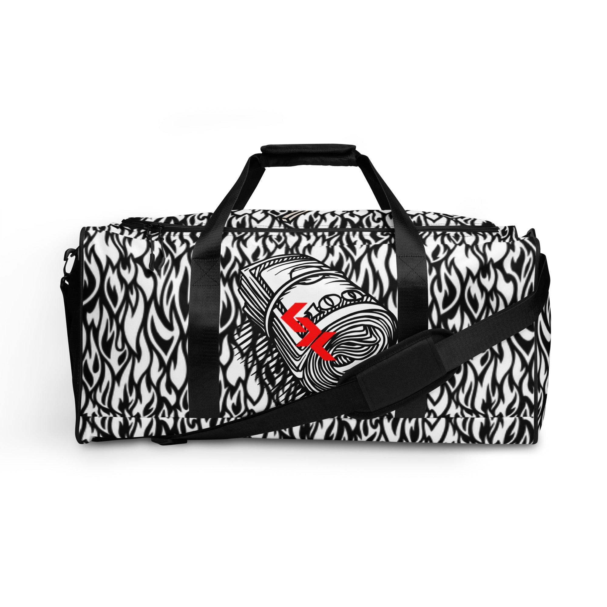 Duffle Bag "Bürnin Mønëy" by NLB VINTAGE NLB VINTAGE