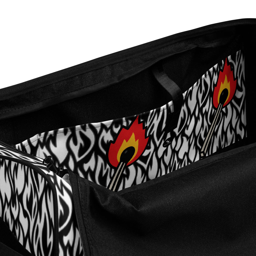 Duffle Bag "Bürnin Mønëy" by NLB VINTAGE NLB VINTAGE