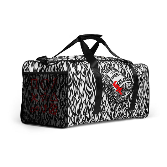 Duffle Bag "Bürnin Mønëy" by NLB VINTAGE NLB VINTAGE
