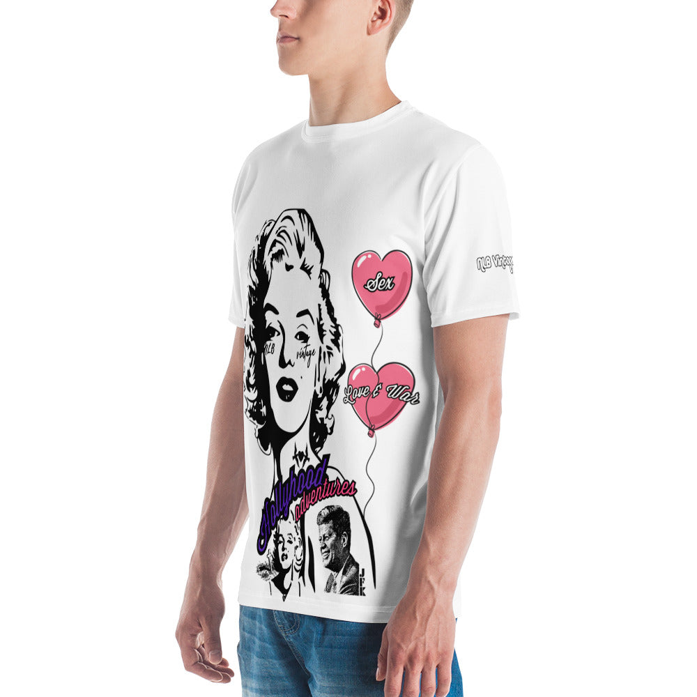 NLB VINTAGE "Hollyhood" ×MARILYN&JFK× Men's t-shirt NLB Vintage 