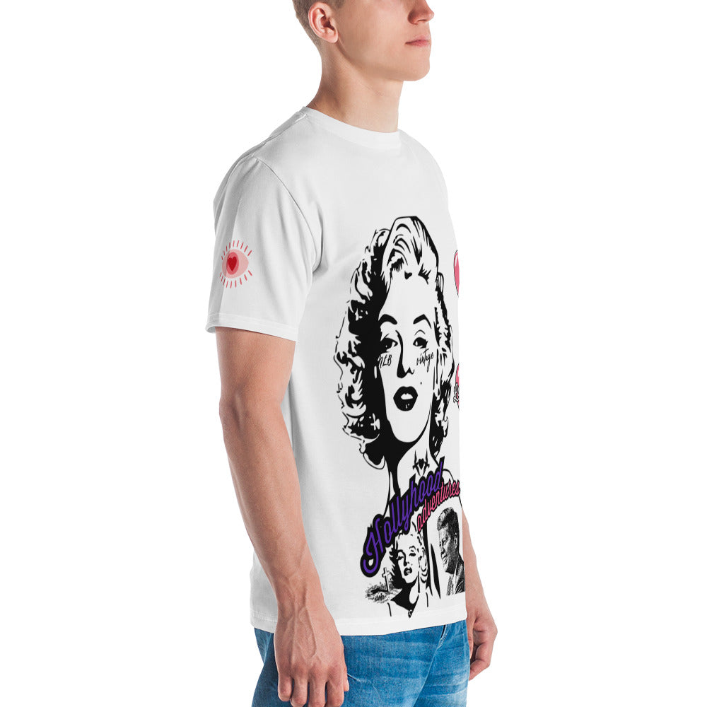 NLB VINTAGE "Hollyhood" ×MARILYN&JFK× Men's t-shirt NLB Vintage 