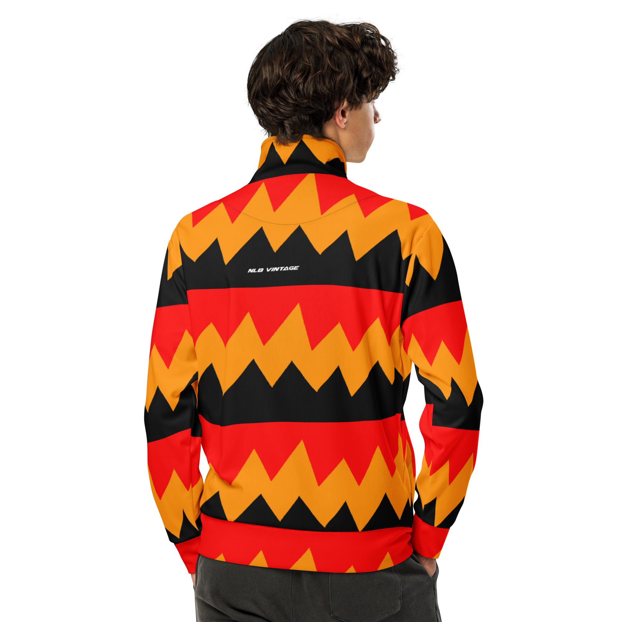 Unisex track jacket "Tang Orange" by NLB VINTAGE NLB VINTAGE
