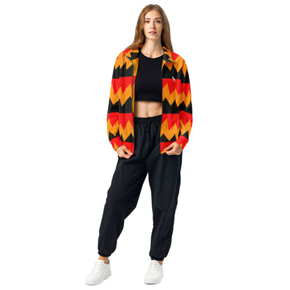 Unisex track jacket "Tang Orange" by NLB VINTAGE NLB VINTAGE
