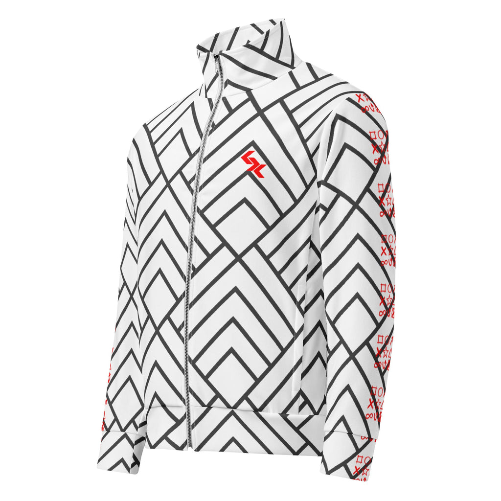 Unisex track jacket "AR-Whitë" by NLB VINTAGE NLB VINTAGE