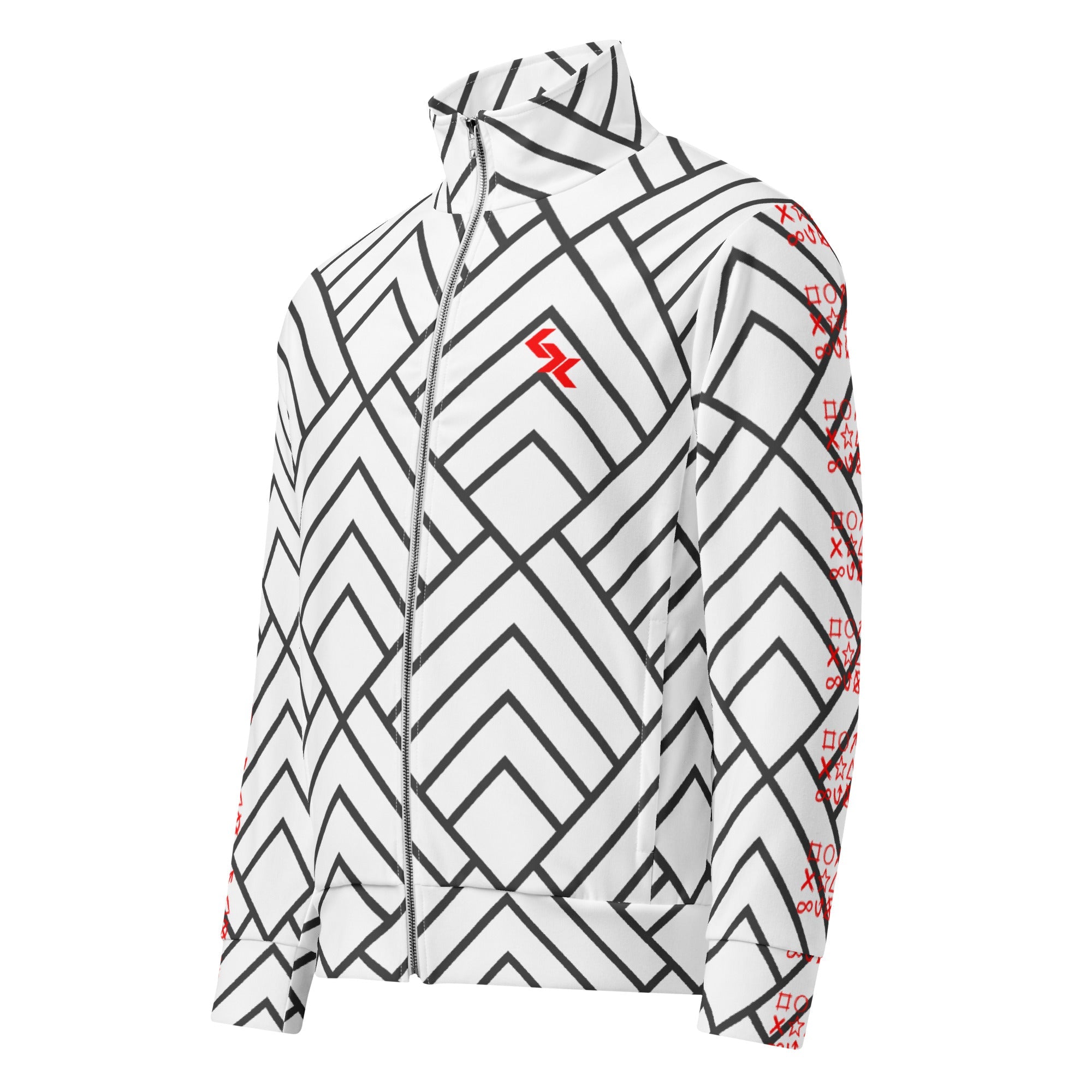 Unisex track jacket "AR-Whitë" by NLB VINTAGE