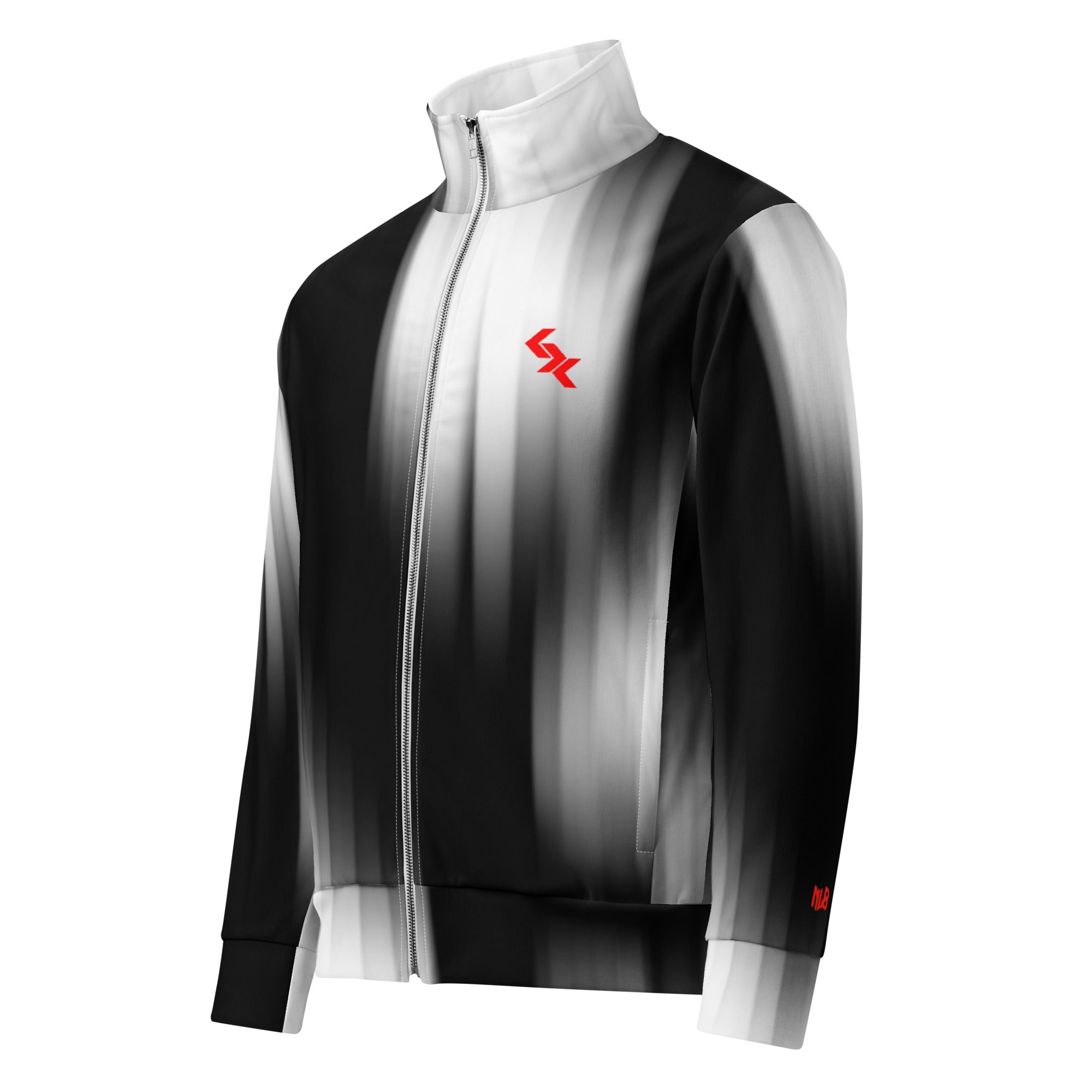 Unisex track jacket "AR-Whitë" by NLB VINTAGE NLB VINTAGE