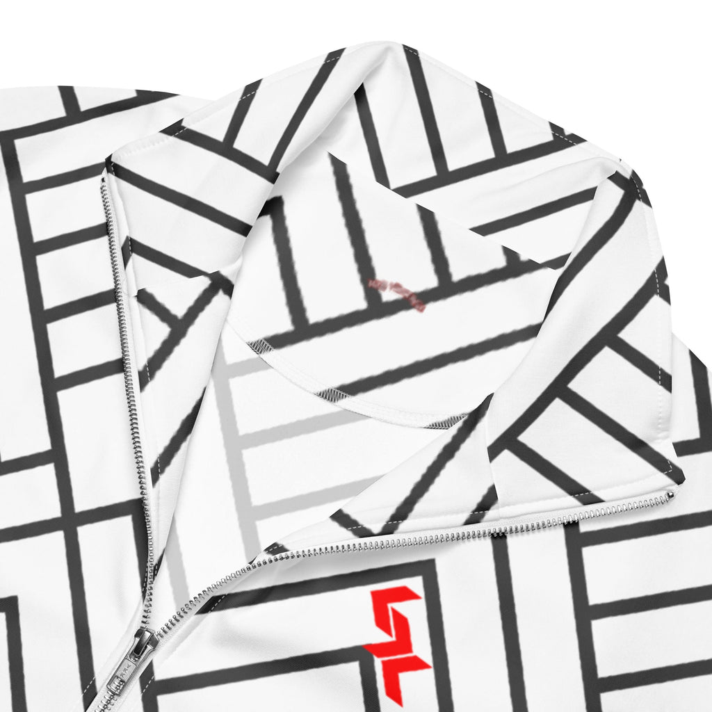 Unisex track jacket "AR-Whitë" by NLB VINTAGE NLB VINTAGE