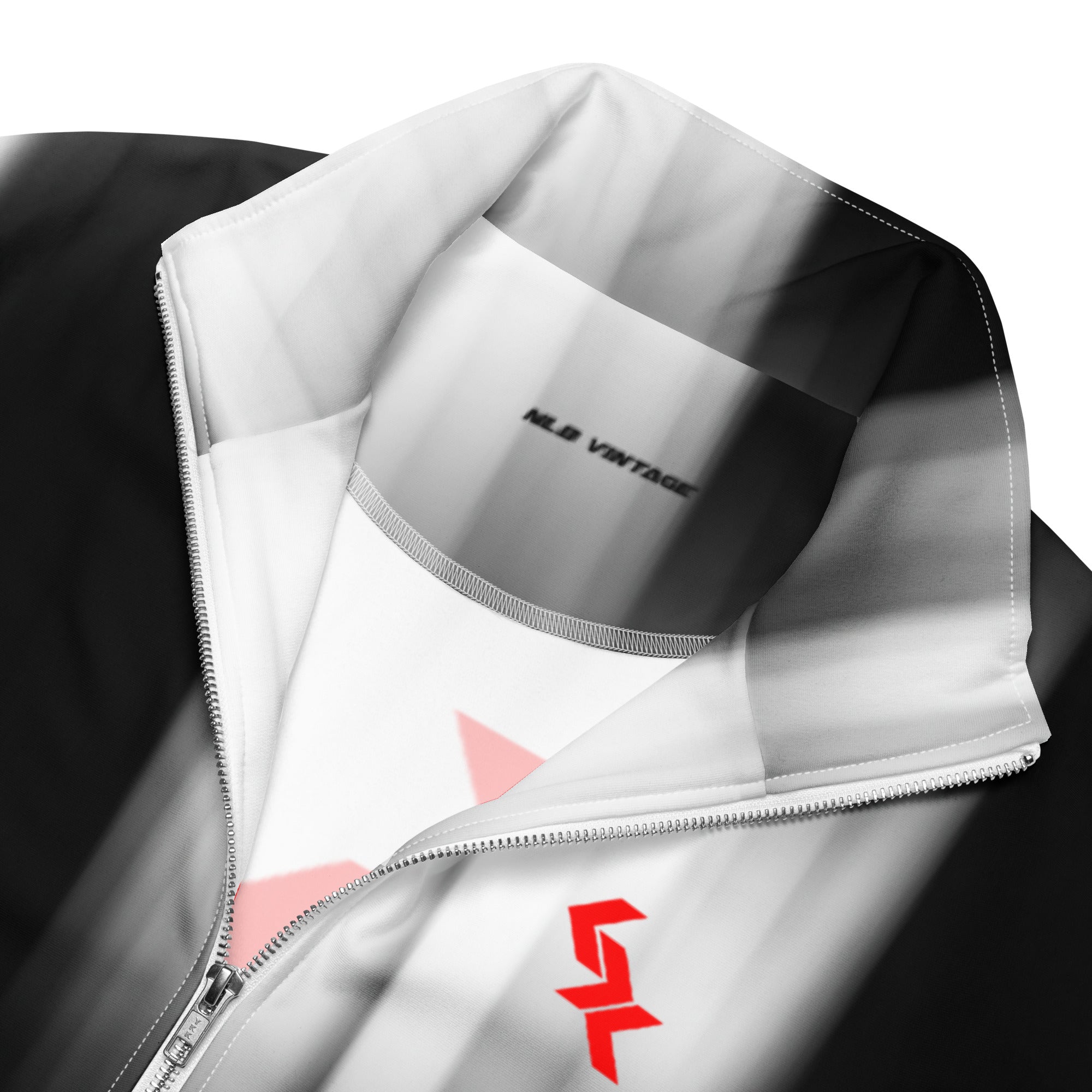 Unisex track jacket "AR-Whitë" by NLB VINTAGE NLB VINTAGE