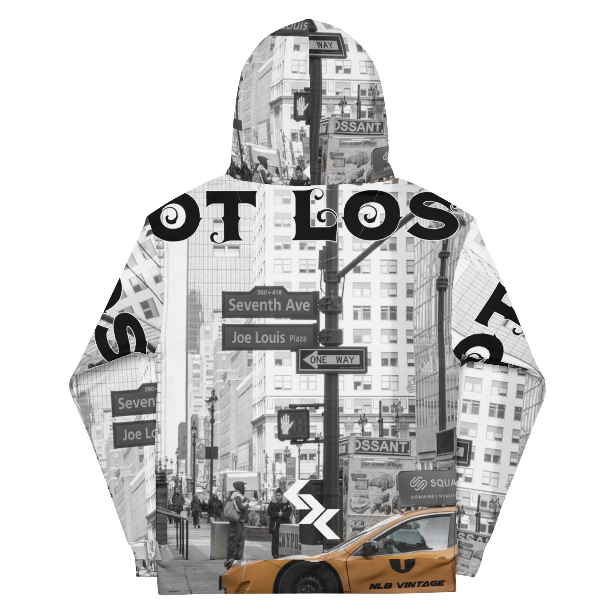 Unisex cotton hoodie "NOT LOST" by NLB VINTAGE NLB VINTAGE