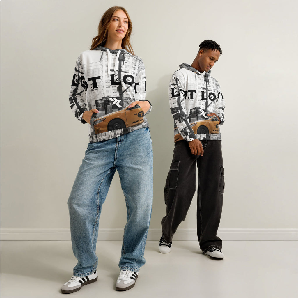 Unisex cotton hoodie "NOT LOST" by NLB VINTAGE NLB VINTAGE