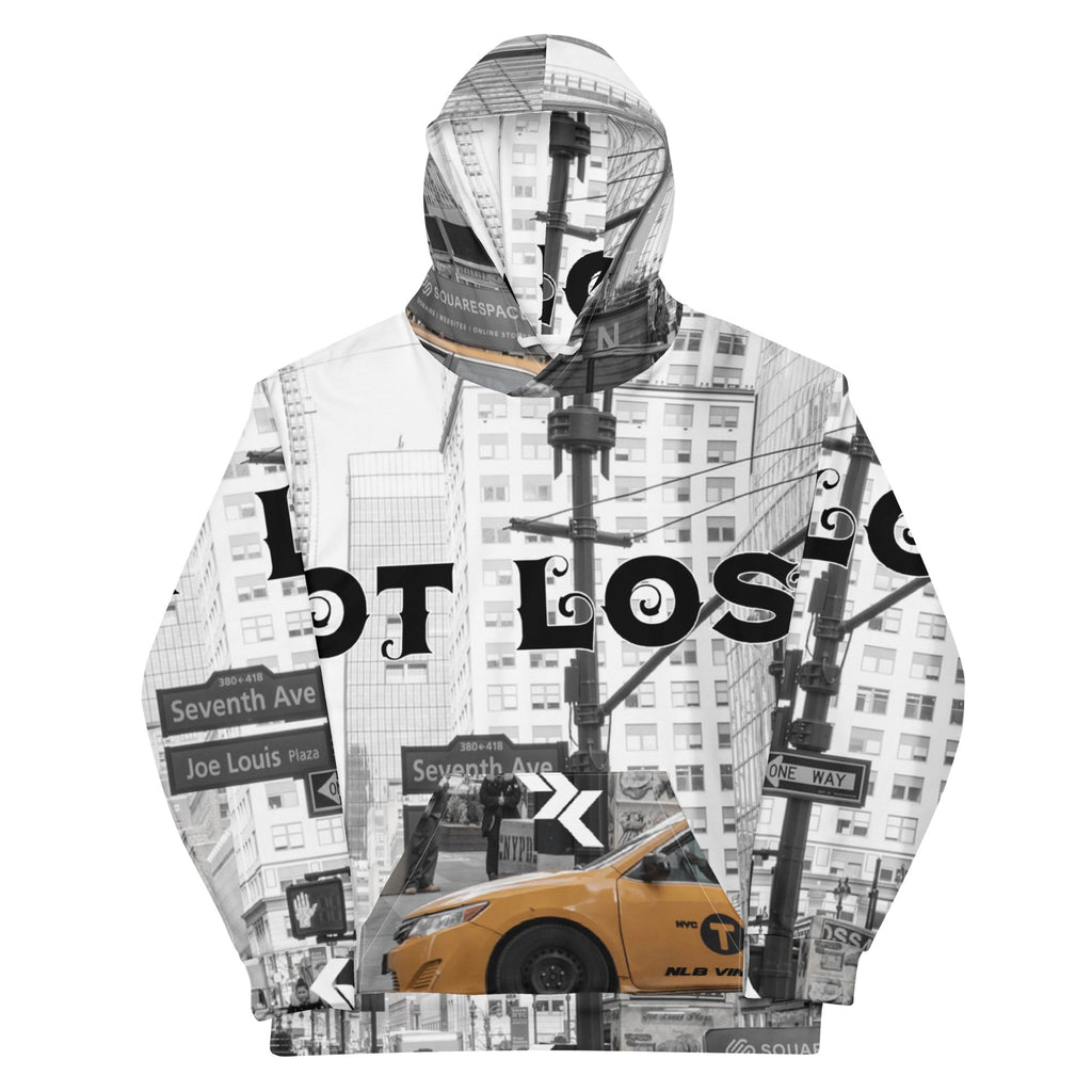 Unisex cotton hoodie "NOT LOST" by NLB VINTAGE NLB VINTAGE