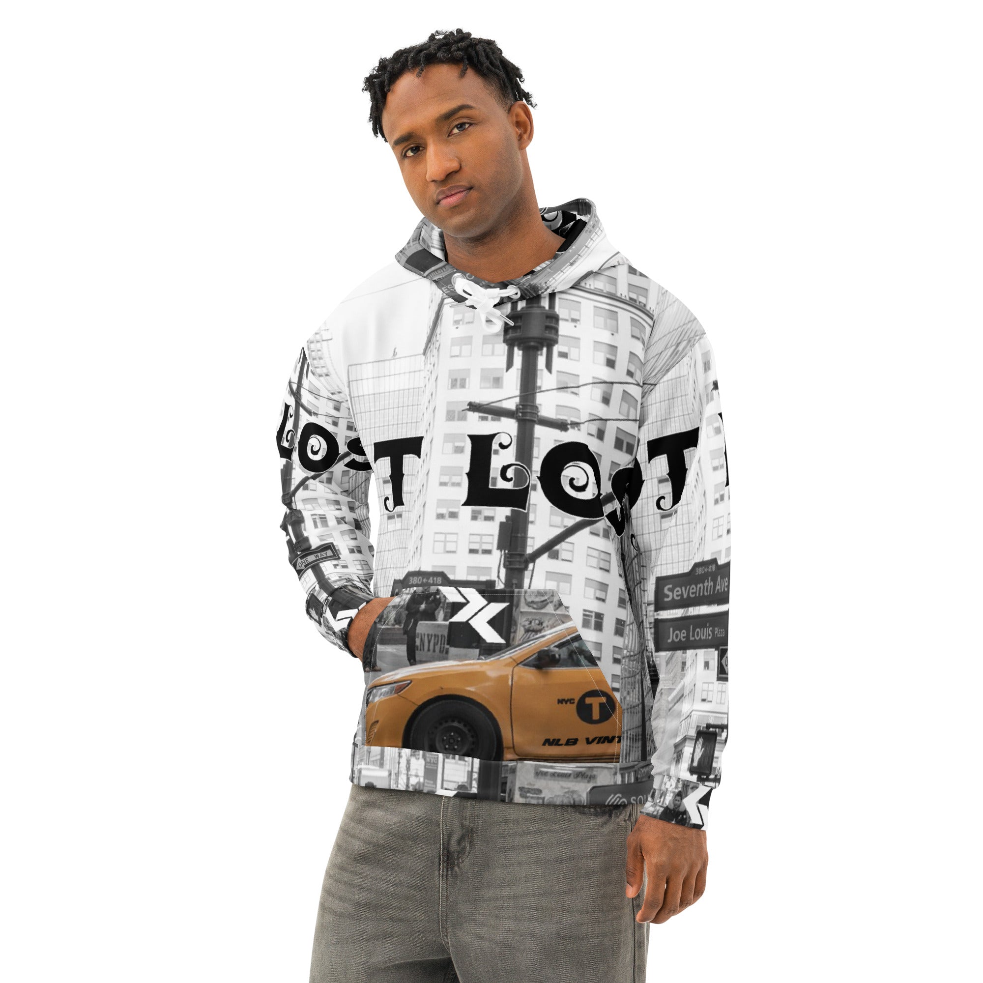 Unisex cotton hoodie "NOT LOST" by NLB VINTAGE NLB VINTAGE