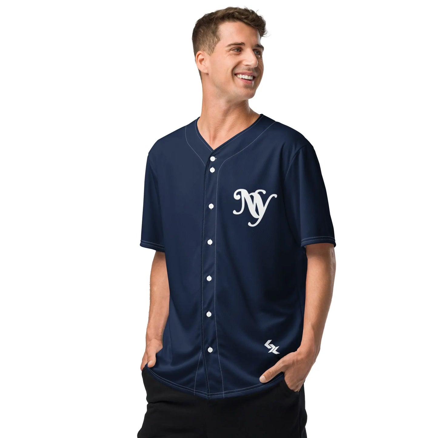 Recycled baseball jersey "The Bronx Classic" by NLB VINTAGE NLB VINTAGE