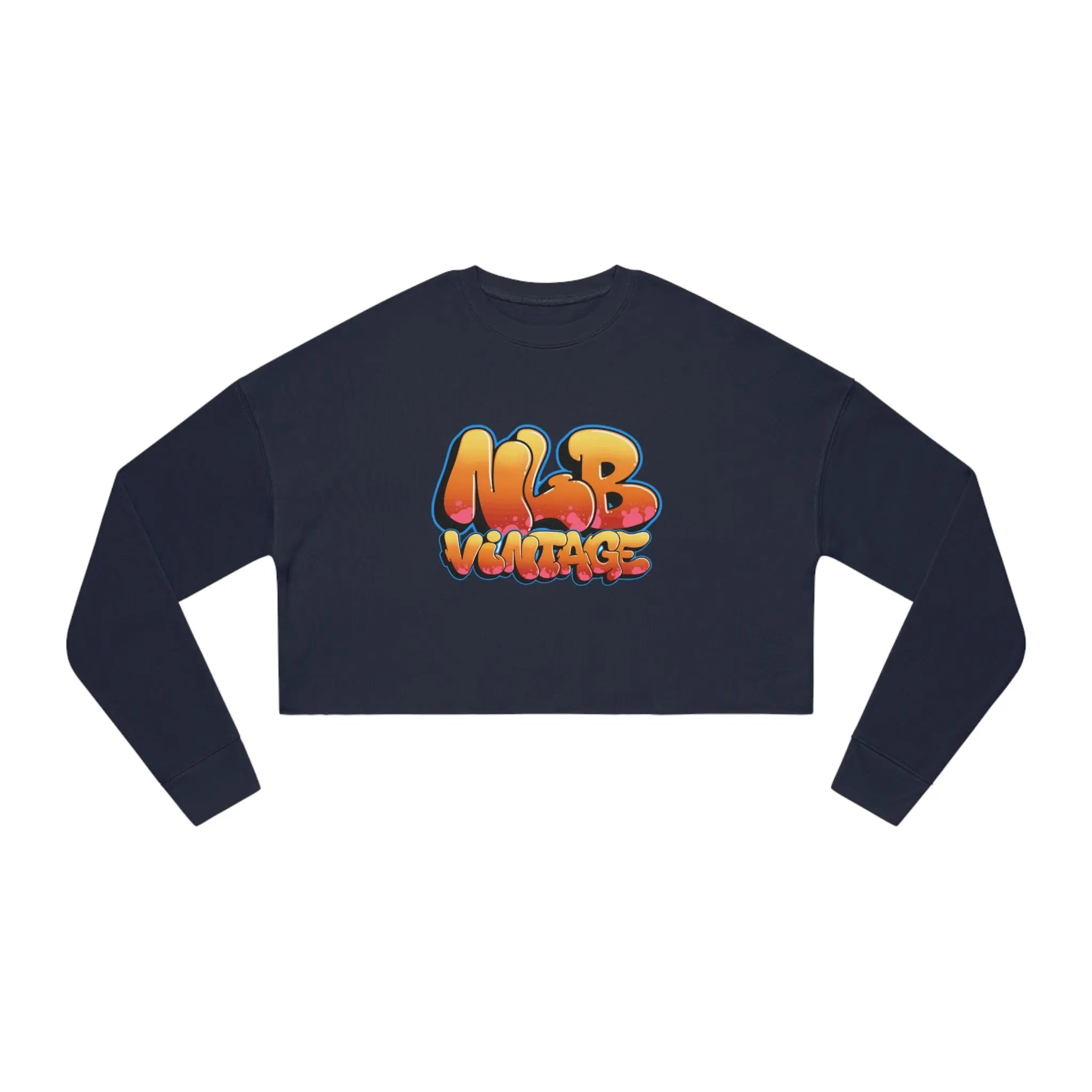 NLB Vintage Lady Cropped Sweatshirt Printify