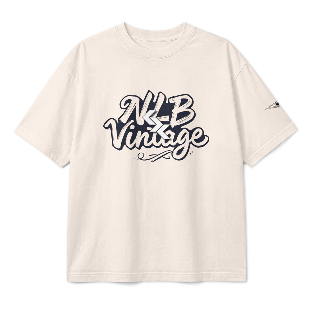 Unisex crew neck boxy t-shirt by NLB VINTAGE "Watch the Throne" NLB VINTAGE