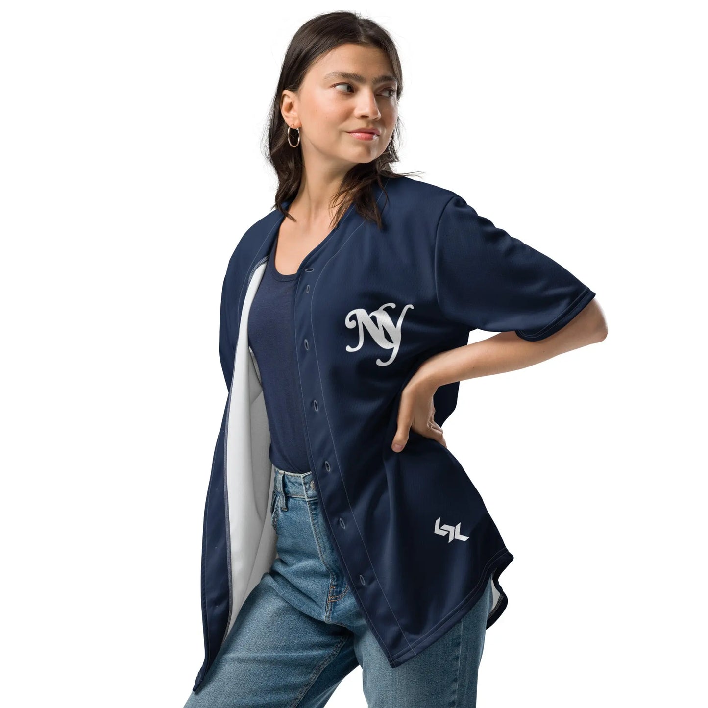 Recycled baseball jersey "The Bronx Classic" by NLB VINTAGE NLB VINTAGE