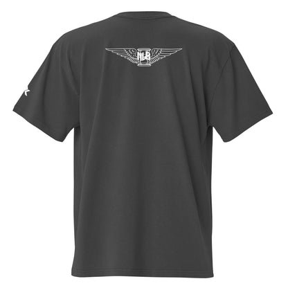 Oversized faded t-shirt by NLB VINTAGE "SILO X" NLB VINTAGE