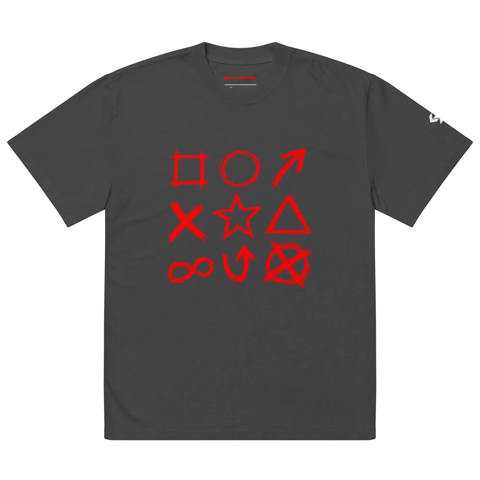 Oversized faded t-shirt by NLB VINTAGE "SILO X" NLB VINTAGE