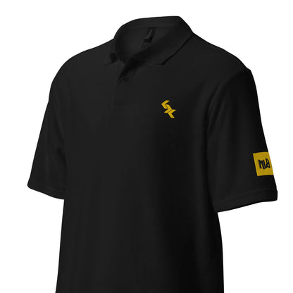 Unisex pique polo shirt "YELLOW LABEL" by NLB VINTAGE NLB VINTAGE