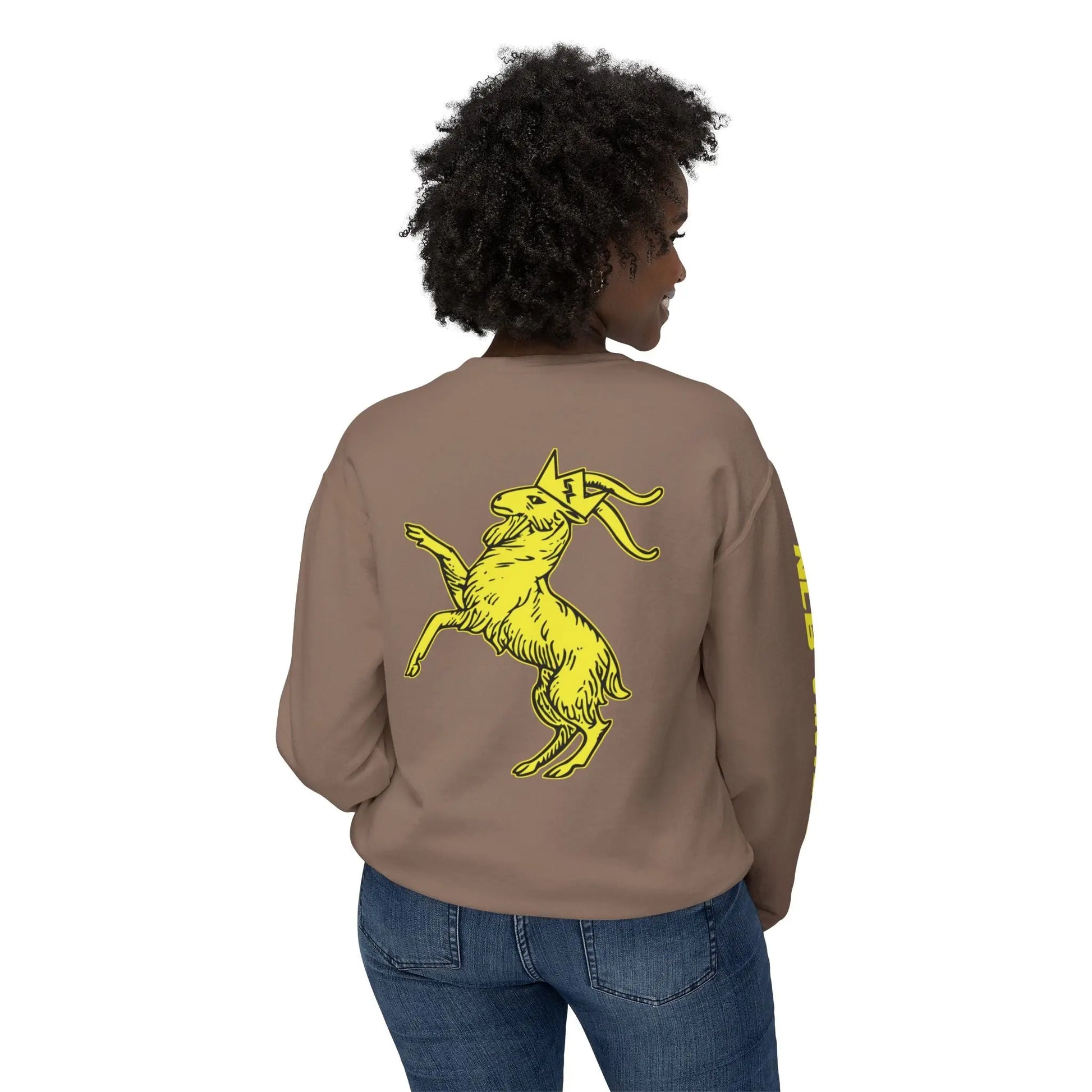 Unisex Lightweight Crewneck Sweatshirt "LUCIEEE" by NLB VINTAGE Printify