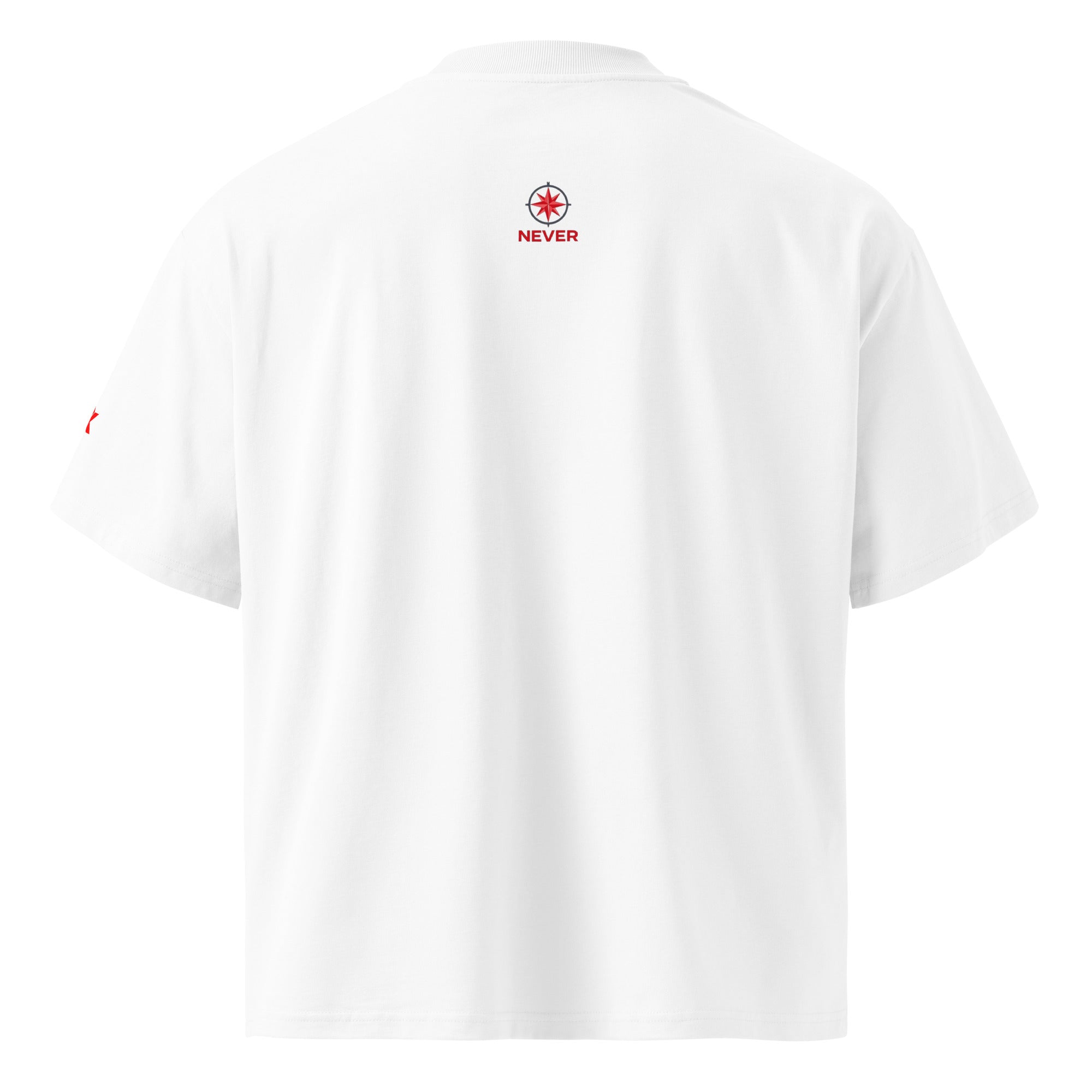 Unisex organic oversized high neck t-shirt by NLB VINTAGE NLB VINTAGE