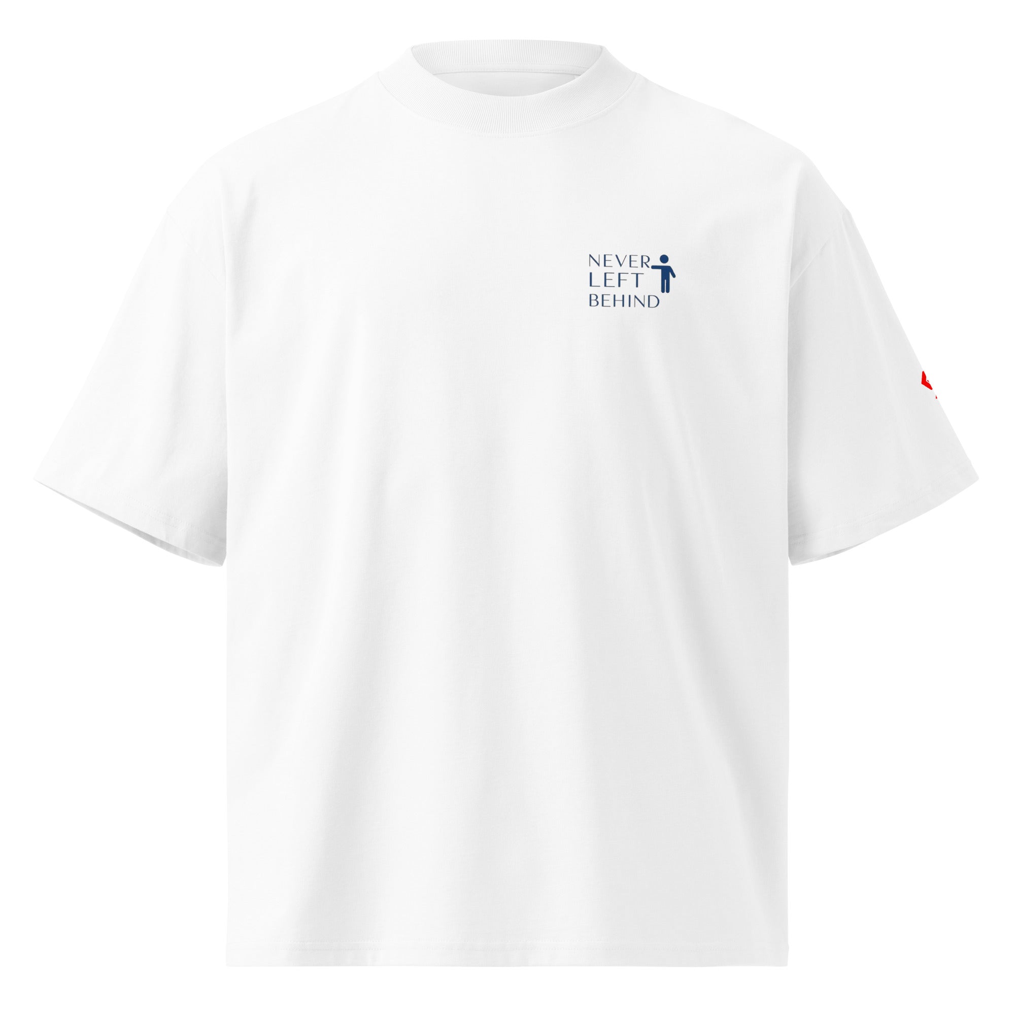 Unisex organic oversized high neck t-shirt by NLB VINTAGE NLB VINTAGE