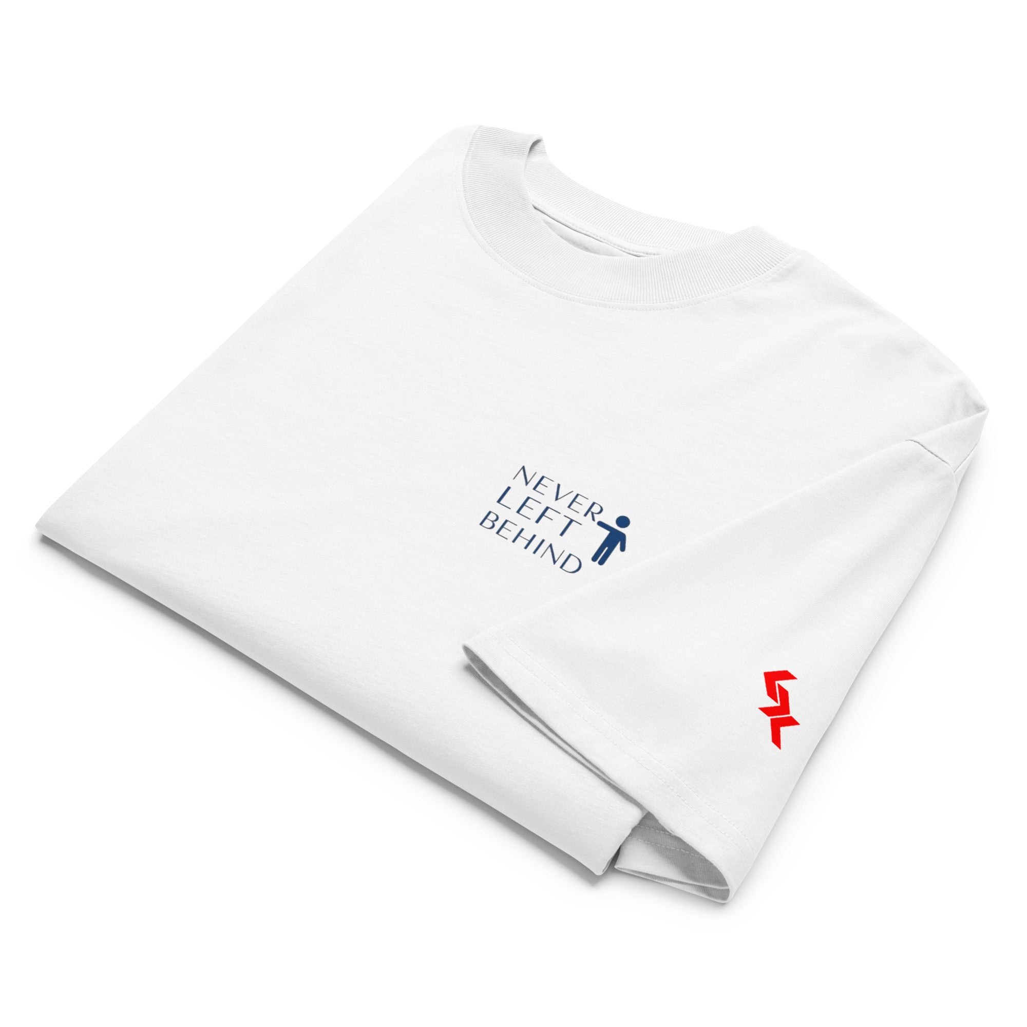 Unisex organic oversized high neck t-shirt by NLB VINTAGE NLB VINTAGE