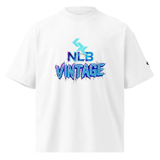 Unisex organic oversized high neck t-shirt "NEØ" by NLB VINTAGE" NLB VINTAGE