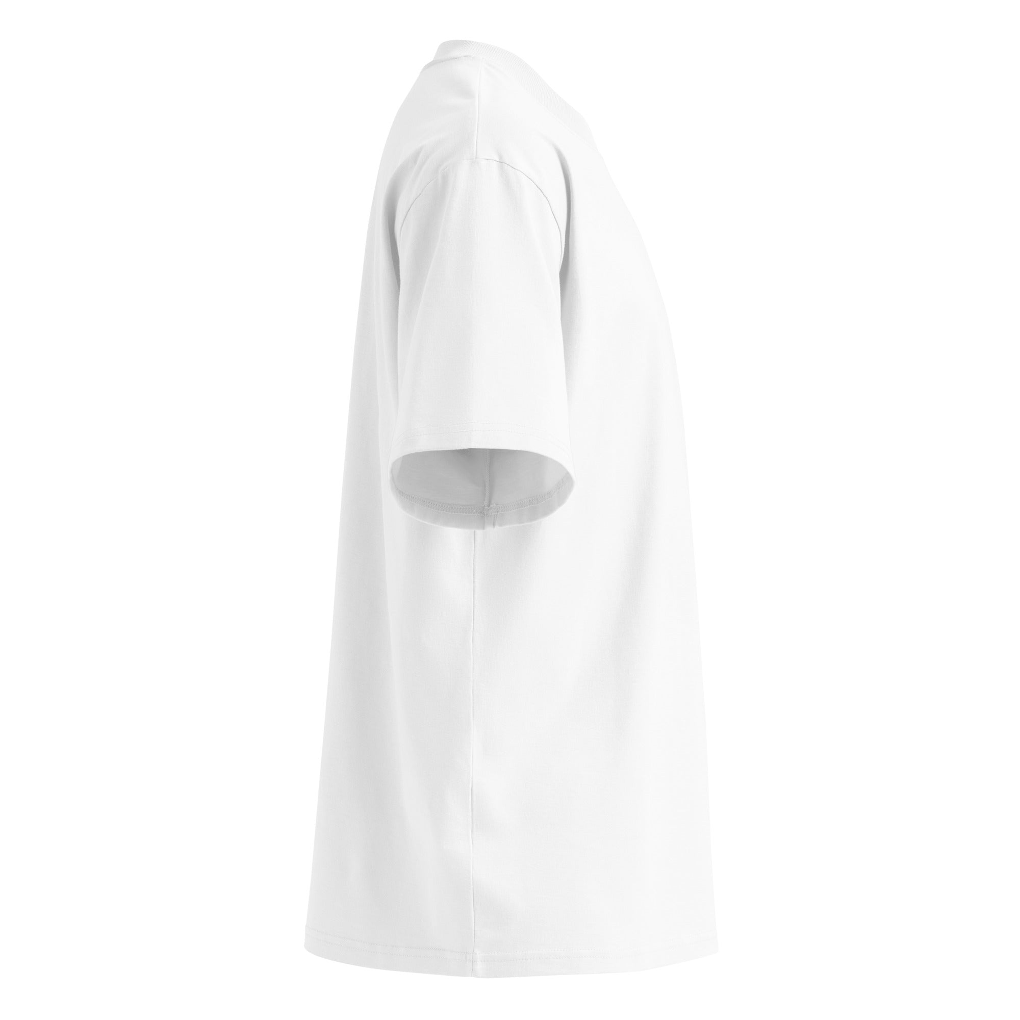 Unisex organic oversized high neck t-shirt by NLB VINTAGE NLB VINTAGE