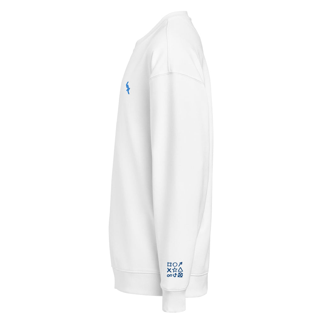 Unisex organic oversized sweatshirt "The Perfect Blues" by NLB VINTAGE NLB VINTAGE