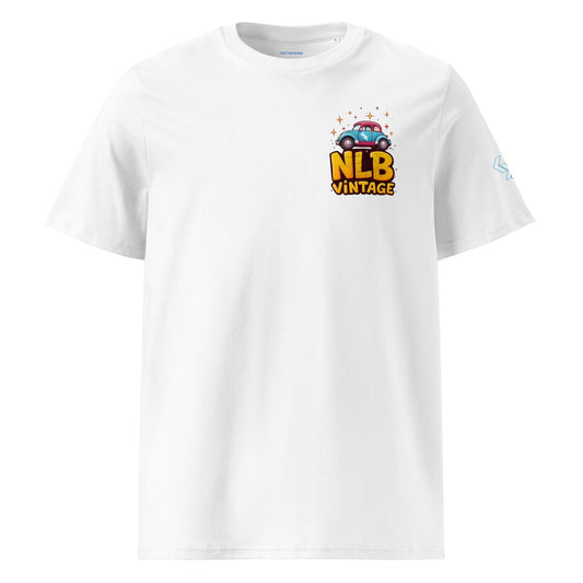 Unisex organic ribbed neck t-shirt by NLB VINTAGE NLB VINTAGE