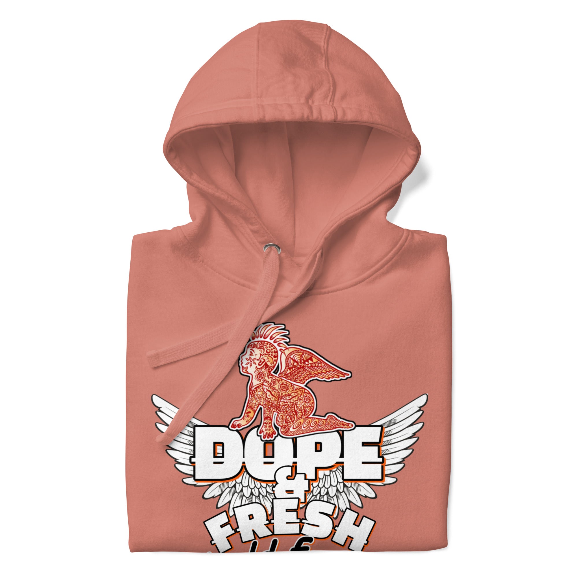 NLB VINTAGE "D&FWF" ×ANGELS× Unisex Hoodie NLB Vintage 