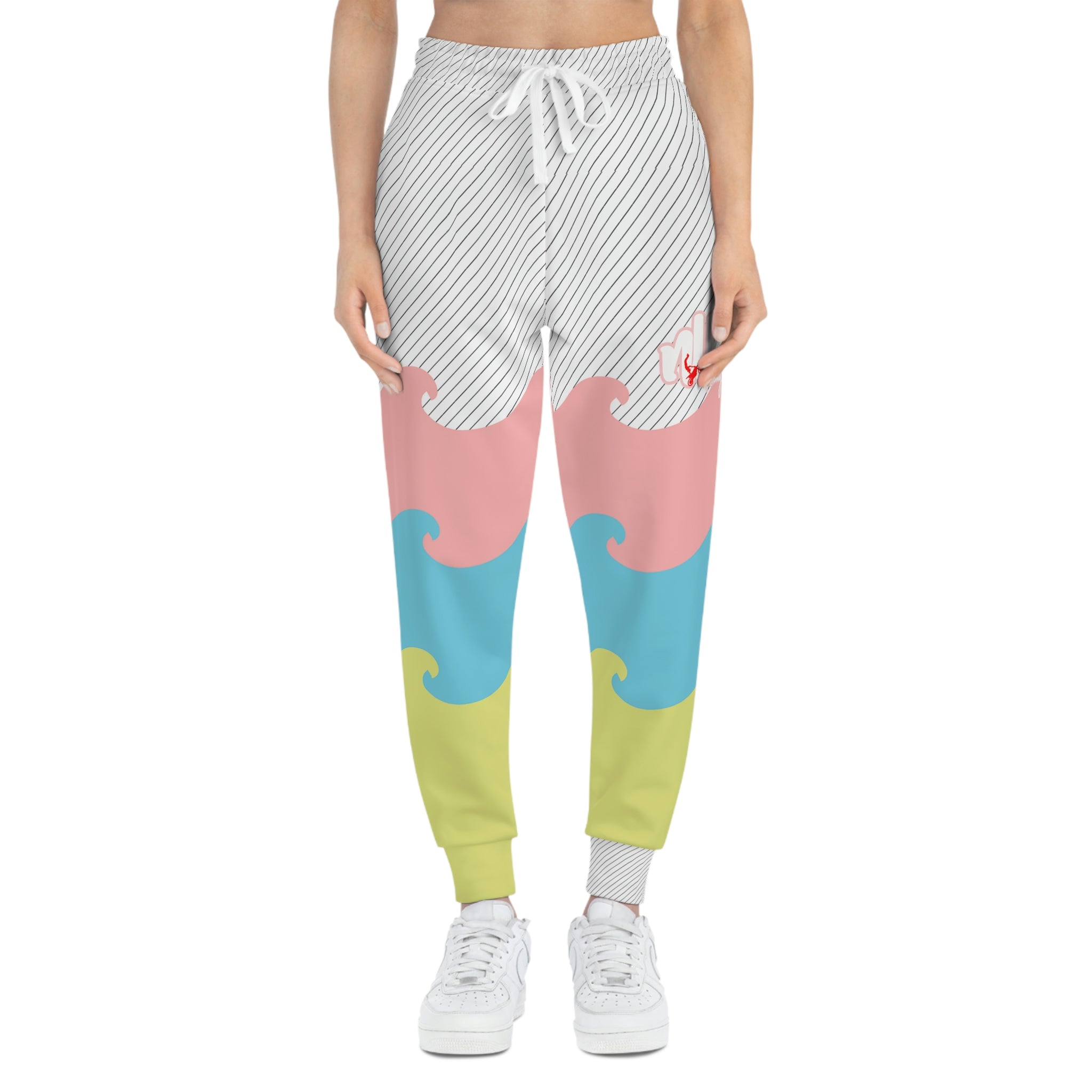 NLB Vintage "MOTO" Athletic Joggers Printify