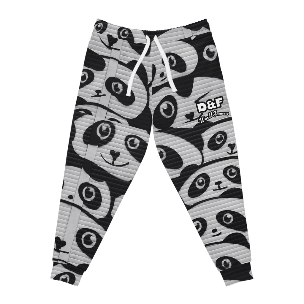 NLB Vintage - Panda Athletic Joggers Printify