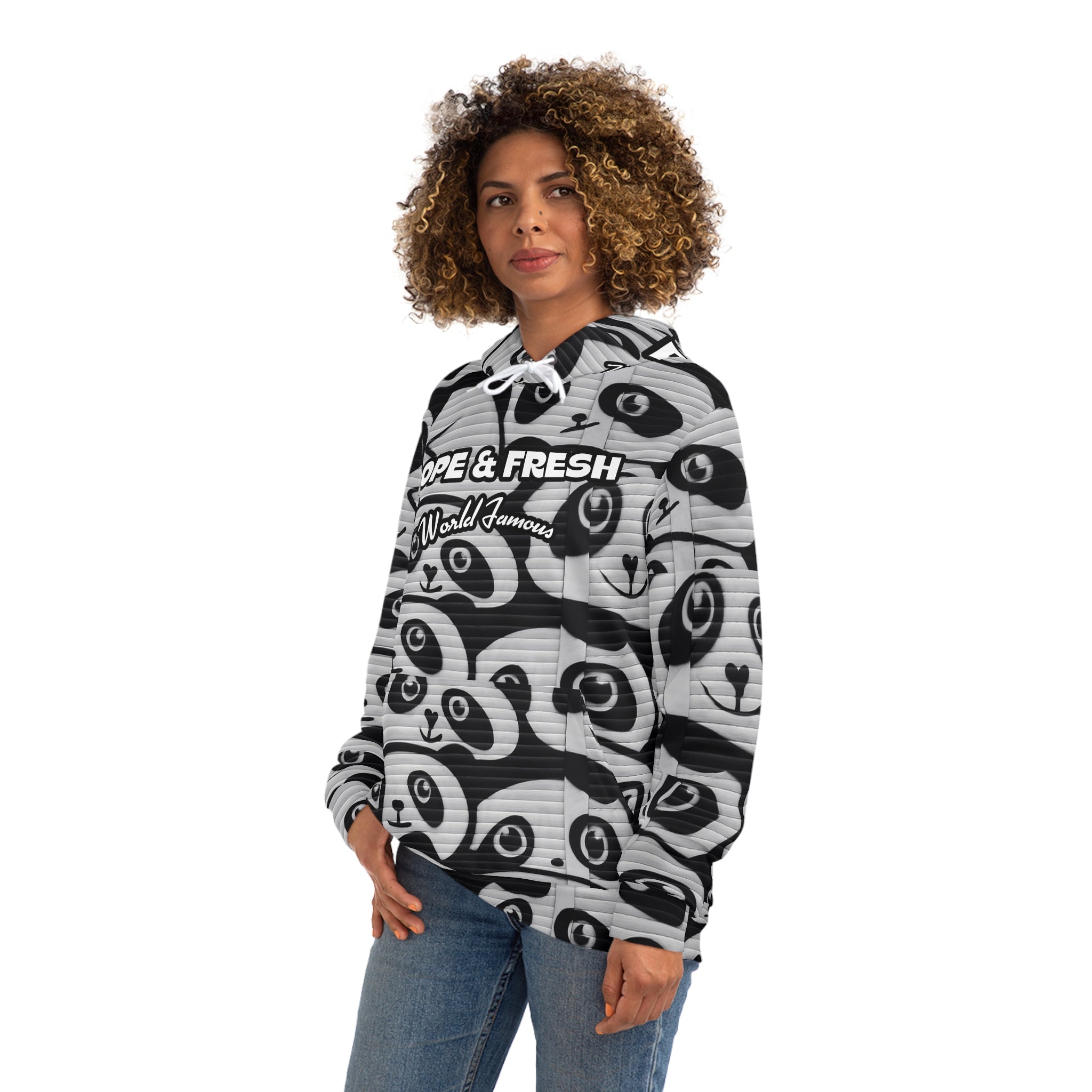 NLB Vintage - Panda Fashion Hoodie Printify