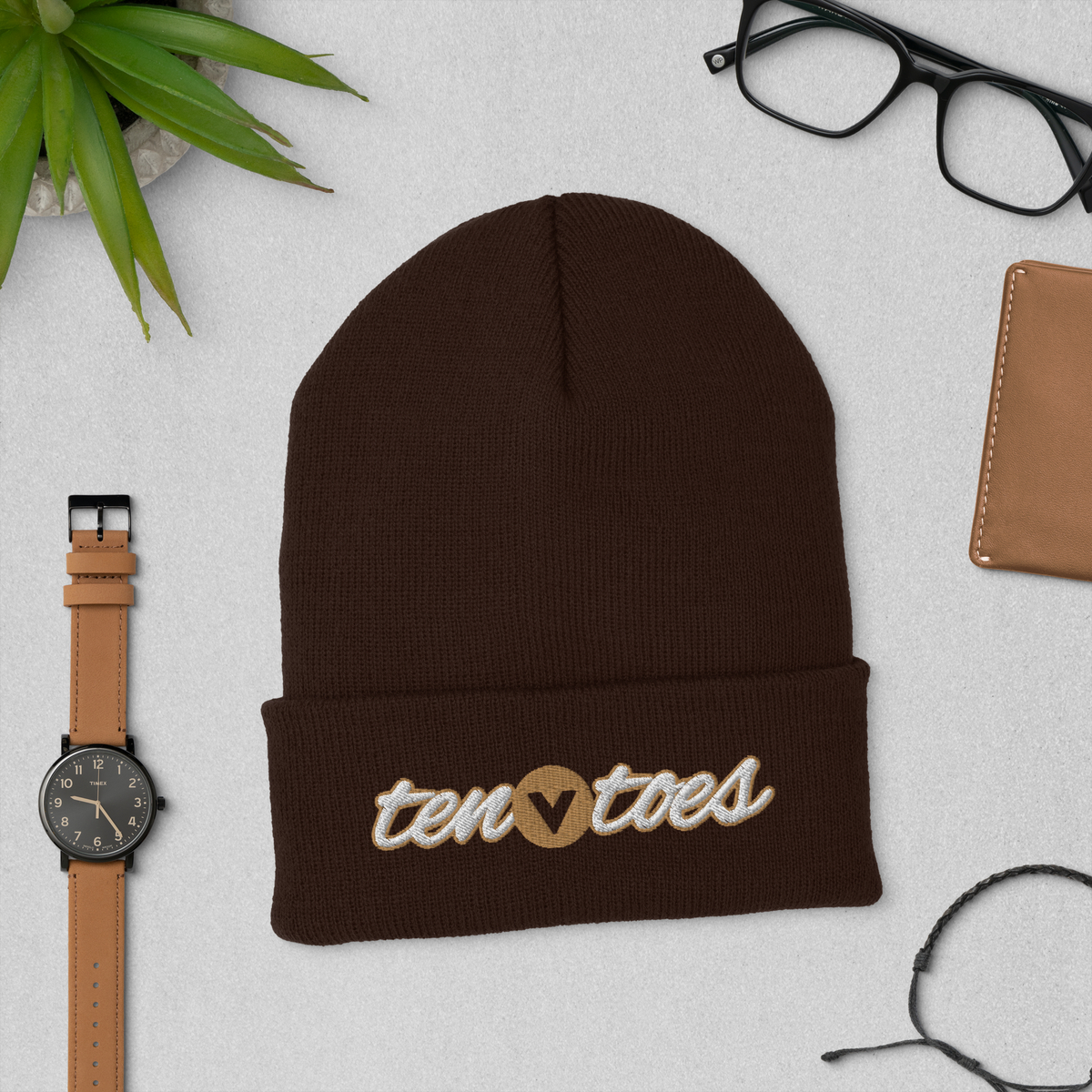 NLB Vintage "ten toes" Cuffed Beanie NLB Vintage 